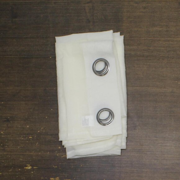 NEW Regal Home Grommet Top Sheer Single Curtain Panel Ivory Off White 50x95 - Picture 5 of 7